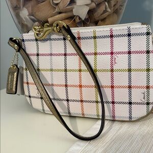 Coach Peyton Tattersall Wristlet NWT